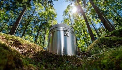 A time capsule preserves memories for future generations.  