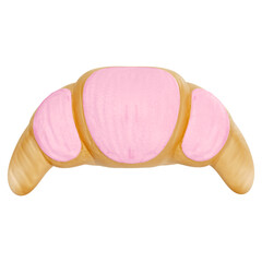 3D Concha Bread Mexican Sweet Pastry Design