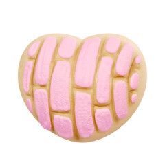 3D Concha Bread Mexican Sweet Pastry Design