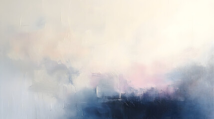 Obraz premium Minimalist abstract art with soft textures.