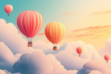 Obraz premium Balloon background
