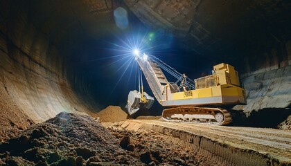 Tunnel construction offers various job opportunities.  