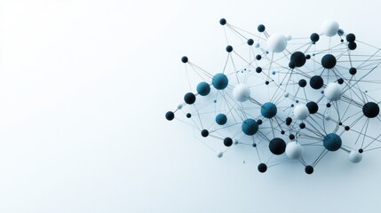 A complex network diagram displayed on a computer screen, with nodes representing devices and lines representing connections, showcasing the complexity of modern networks.