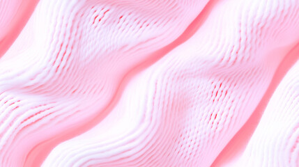 3D knitted fabric seamless pattern red white background. wool fiber texture design wallpaper