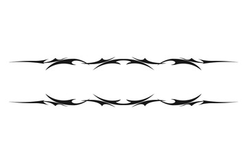 tattoo patterned lines