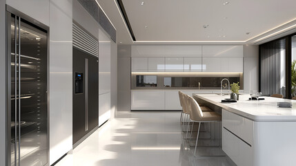 modern kitchen interior