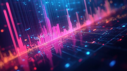 Digital graph tracking daily sales progress toward an ambitious target sales team monitoring their performance closely to ensure they reach their target