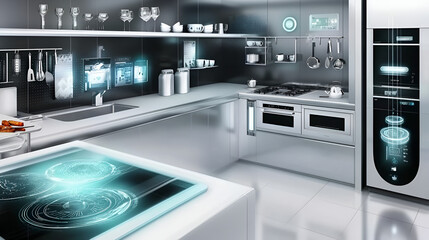 modern kitchen interior