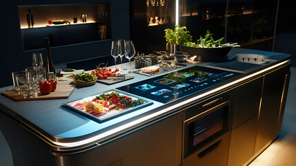 interior with kitchen