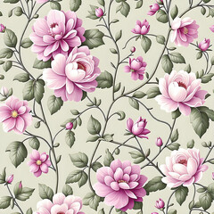 seamless pattern with flowers
