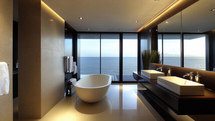 modern bathroom interior