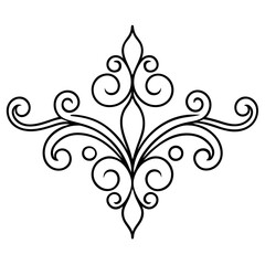 Baroque Swirls - Ornate Curves with Dramatic Baroque Flourishes Vector Design