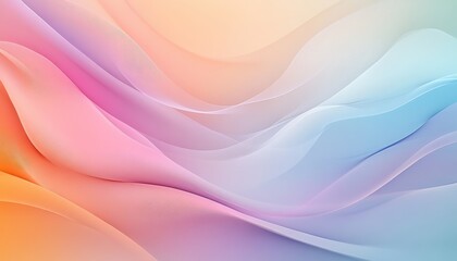 Fototapeta premium Abstract Pastel Wave Background with Soft, Gradual Color Transitions