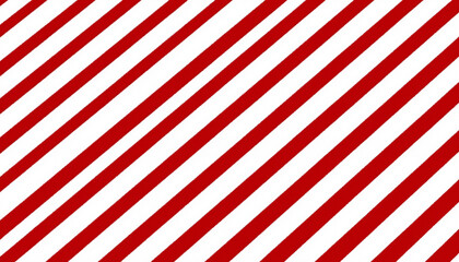 Red and white diagonal stripes Christmas candy cane pattern