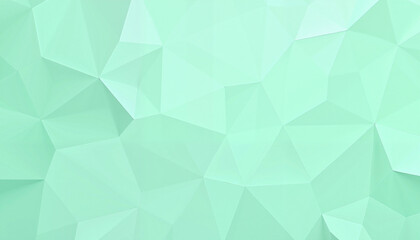Fototapeta premium Abstract mint green geometric background with copy space