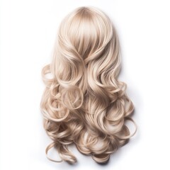 Naklejka premium Woman's blonde hair