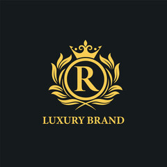 Luxury Brand logo template, luxury logo vector template
