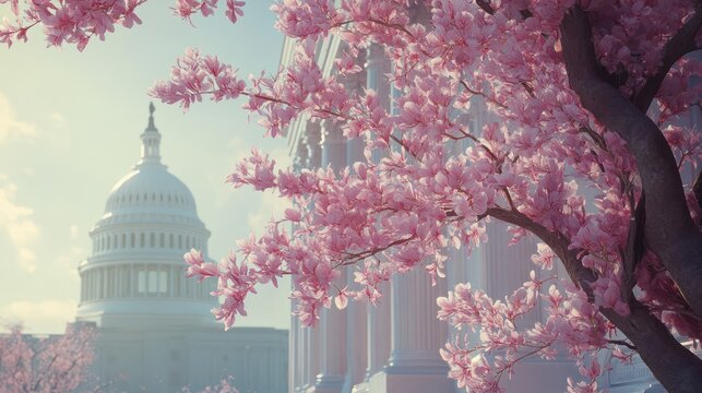capitol building at spring blossom magnolia tree washington dc u s capitol exterior photos capitol at spring capitol architecture