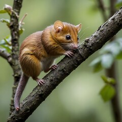 Acrobatic Ascent: The Hazel Dormouse’s Journey Through the Canopy