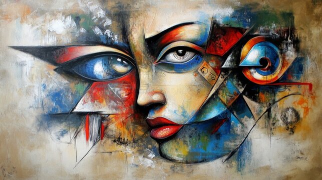 Abstract artwork representing gender fluidity with flowing shapes and colors blending seamlessly to signify diverse self-expression