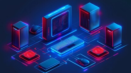 Digital Realm Showcasing AI Driven Interactivity
