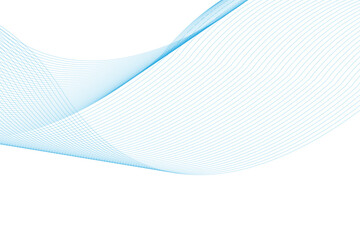Minimalist Blue Gradient Wave Line Background