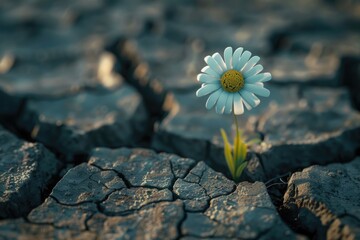 texture of dry cracked soil