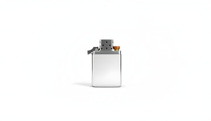 Blank cigar lighter on white background isolated with white highlights, png