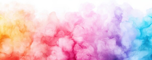 Fototapeta premium Colorful abstract smoke or vapor background.