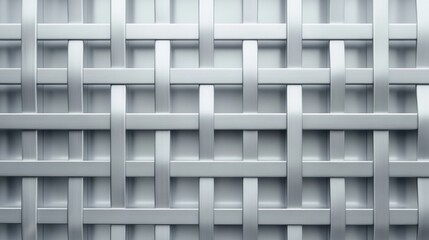 Abstract metallic grid pattern, futuristic and industrial, reflective silver tones