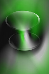 Beautiful colored background with glass circles