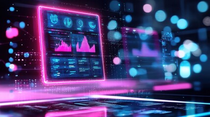 Obraz premium Explore how data visualization tools enhance business insights and drive informed decisions in a digital landscape