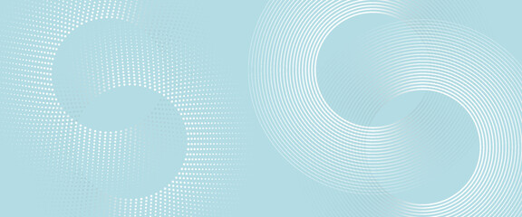 Modern abstract background. Glossy white gradient circle lines. Minimal geometric pattern. Simple graphic elements. Futuristic concept. Suitable for cover, poster, banner, brochure, eps10.