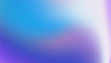 Fototapeta premium Blue Purple White Gradient Blurred with Grainy Noise Texture Background, for art product design