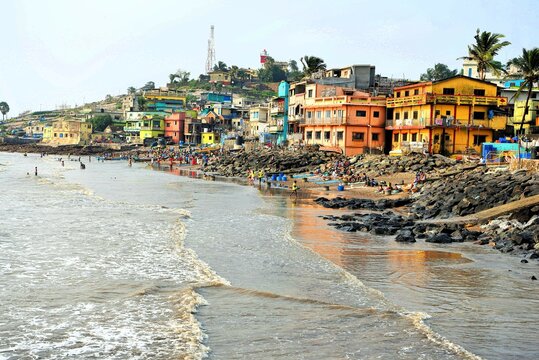 Uttan Beach houses, Bhayander, Thane, Bombay, Mumbai, Maharashtra, India, Asia