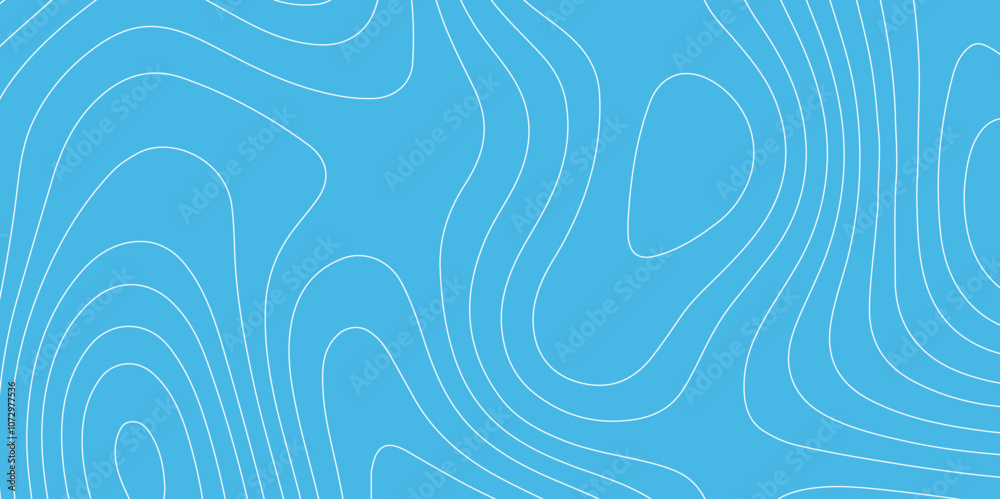 Poster abstract design with seamless pattern with lines topographic map. geographic mountain relief. retro 