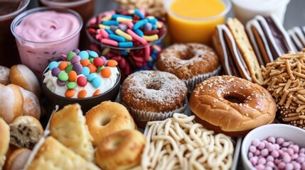 Trans Fat: Man-made fats that enhance the shelf life of processed foods but are associated with serious health risks, including heart disease and inflammation.
