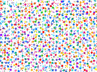 Festive background of colorful PDF transparent background confetti