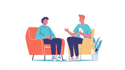 Doctor discussing mental health resources