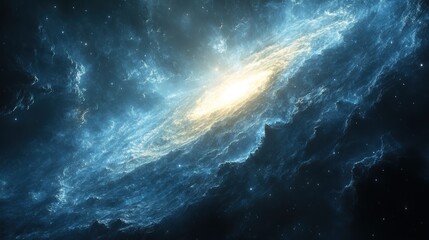 Fototapeta premium Cosmic Nebula with Stars