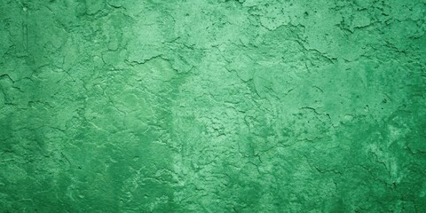 Obraz premium A textured green wall with a vintage aesthetic, ideal for backgrounds, design, and creating a sense of timeworn beauty.