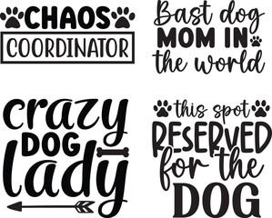 Dog SVG Design Bundle, Dog Quotes design