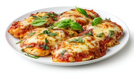 Delicious Baked Chicken with Cheese and Basil