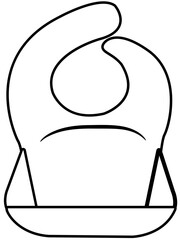 Baby element Doodle element coloring page cartoon Illustration