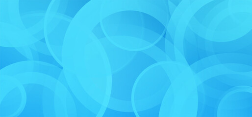 Abstract blue background with circles geometric lines. Futuristic concept, minimal design.