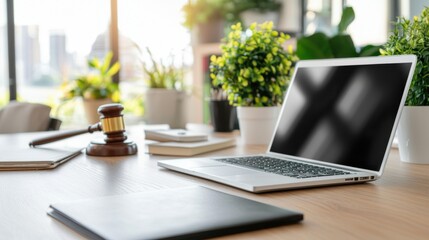 Modern Legal Consultation Setup with Technology