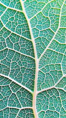 green leaf veins texture pattern macro photography abstract background detail nature close up