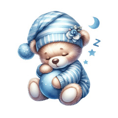 Cute teddy bear image illustration