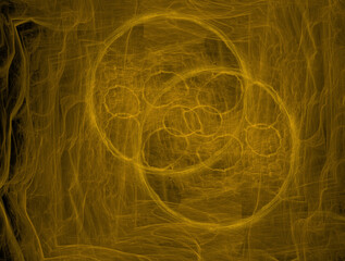 Naklejka premium Imaginatory fractal abstract background Image