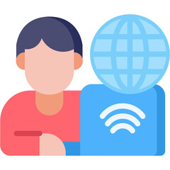 Remote Work Icon